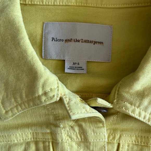 Anthropologie Pilcro Yellow Jean Jacket - Picture 3 of 7